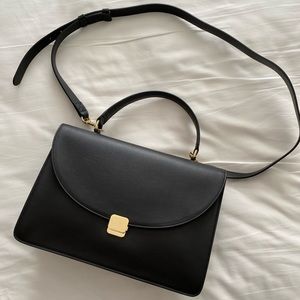 NEW Cuyana black leather handbag